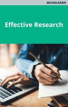 Microlearn Effective Research Course