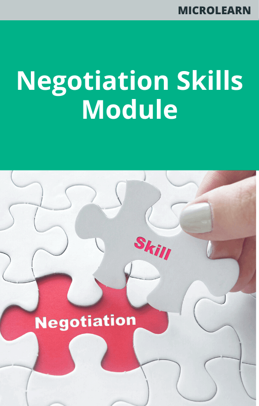 Microlearn Negotiation Skills Course
