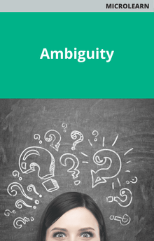 Microlearn Ambiguity Course