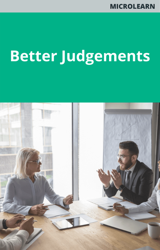 Better Judgements