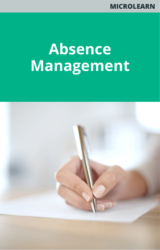 Microlearn Absence Management Course