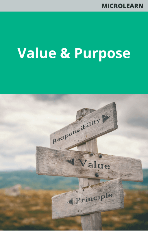 Value and Purpose